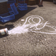 At one point later on during the Pattern’s spread, Stephen spills some paint and it flows out of the can in the shape of the pattern.